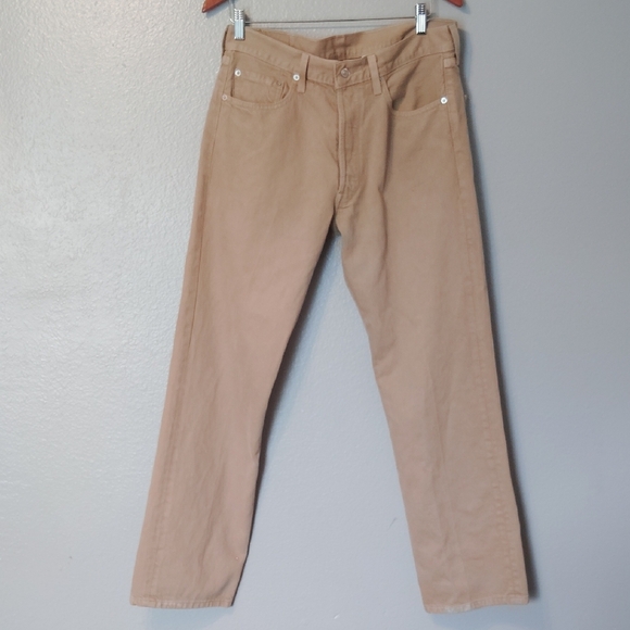 Levi's 501 Button Fly Denim Size 34 X 32 - Picture 1 of 16